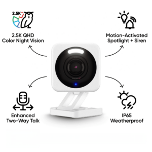 Potente Cámara Inalambrica 2.5K